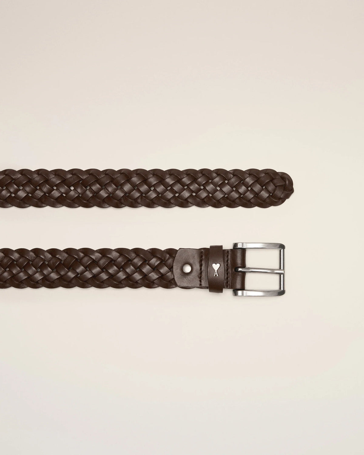 Ceinture Paris Paris marron tressée - Ami Paris