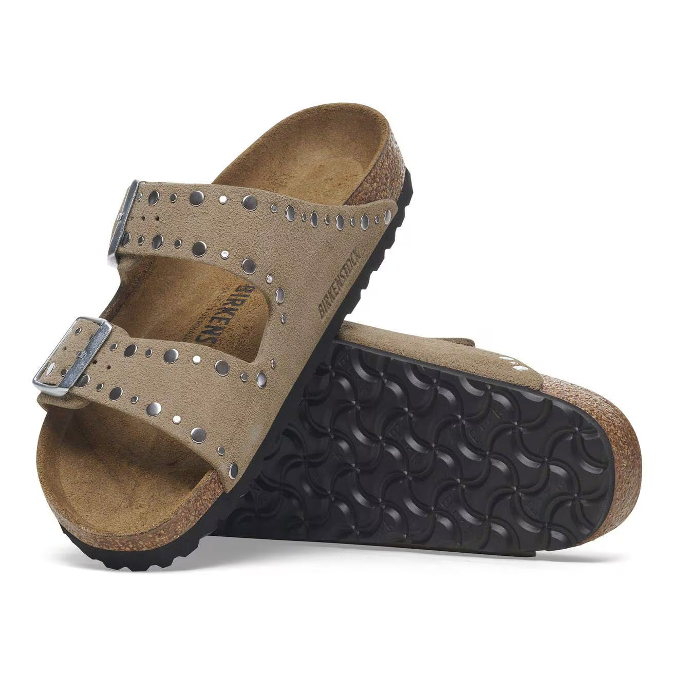 Mules Arizona Rivet taupe - Birkenstock