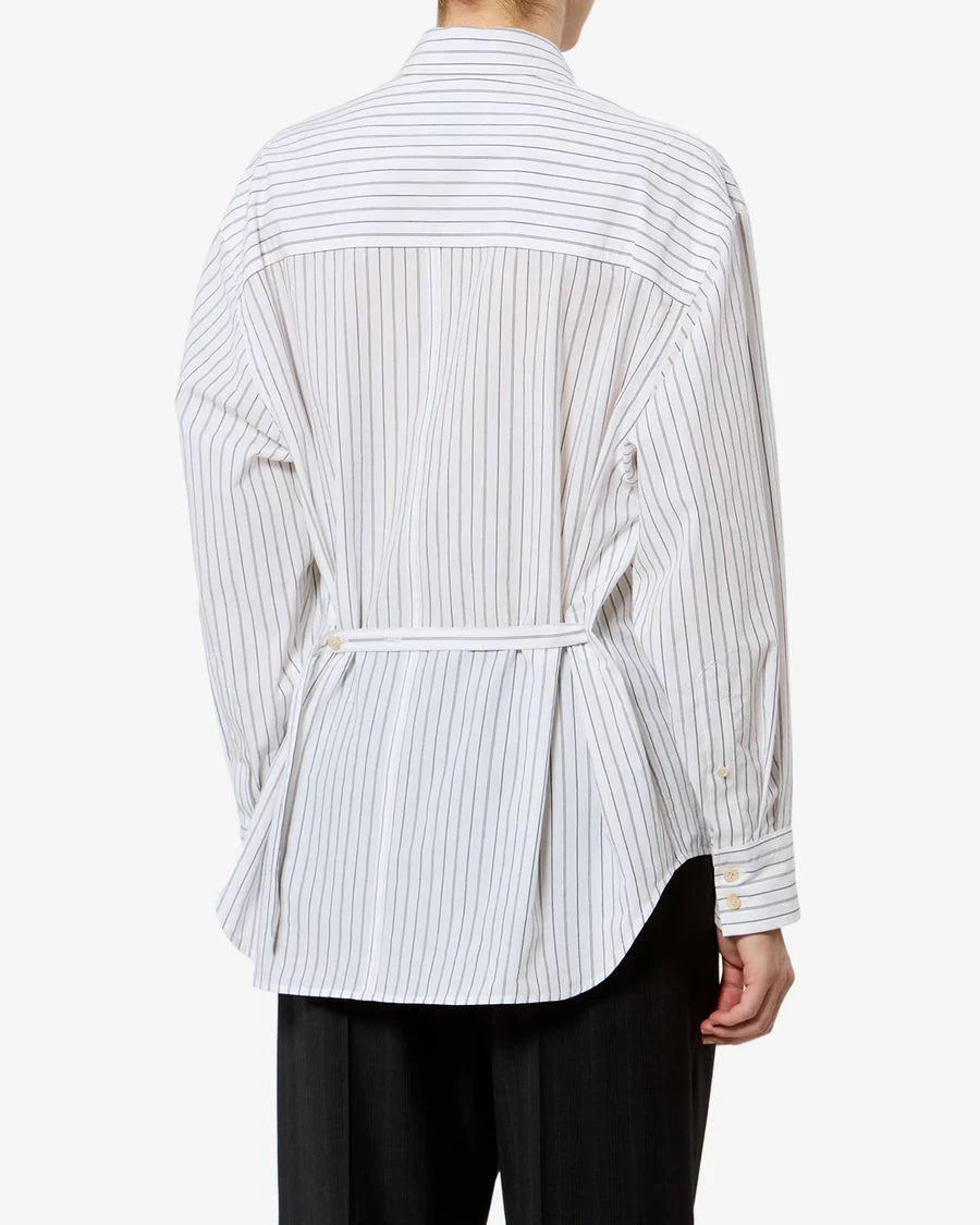 Chemise Aurora White/Black - Isabel Marant