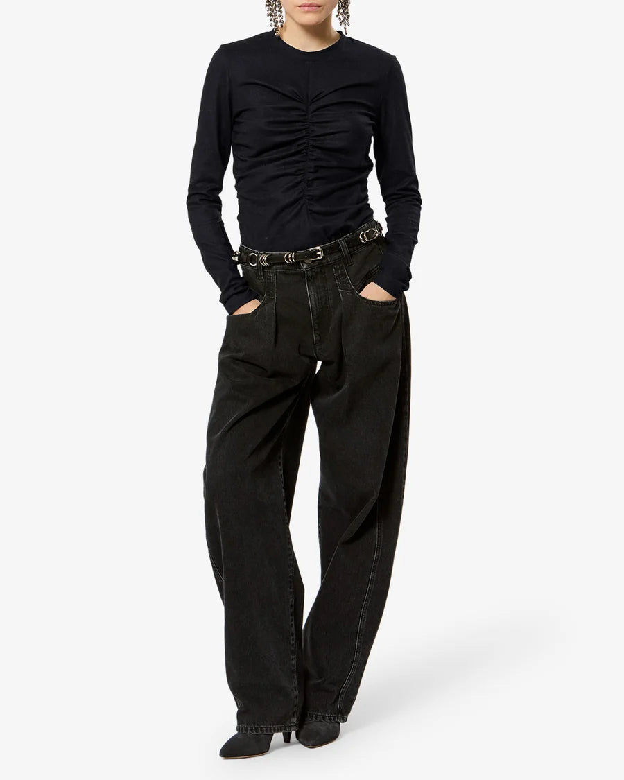 Blouse Delesa Black - Isabel Marant