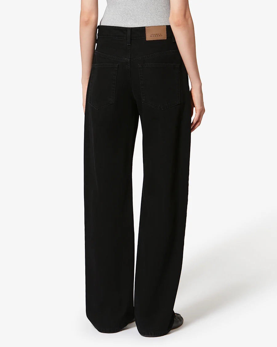 Jeans Dromie Faded Black - Isabel Marant