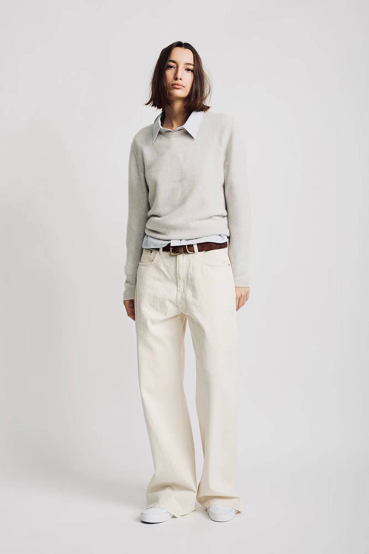 Teri Wide Leg Jean Barley Khaki - Denimist
