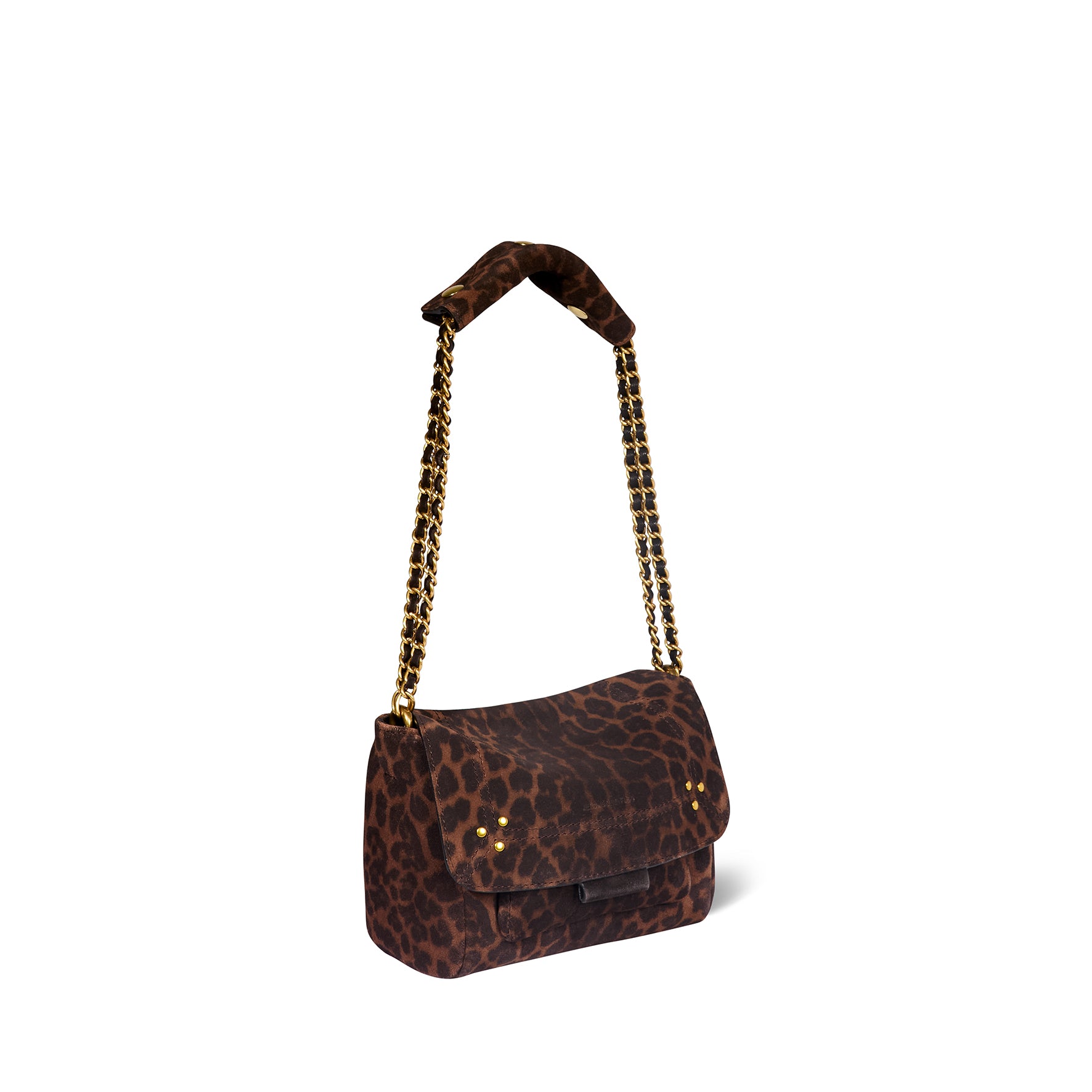 Lulu S Croûte Velours Imprimé Léopard Naturel - Jérôme Dreyfuss