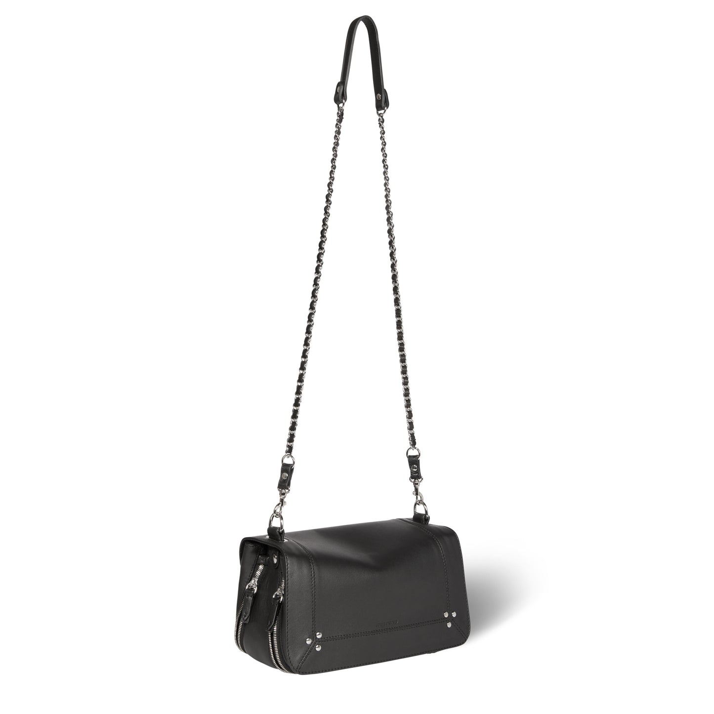 Bobi Agneau Noir Silver - Jérôme Dreyfuss
