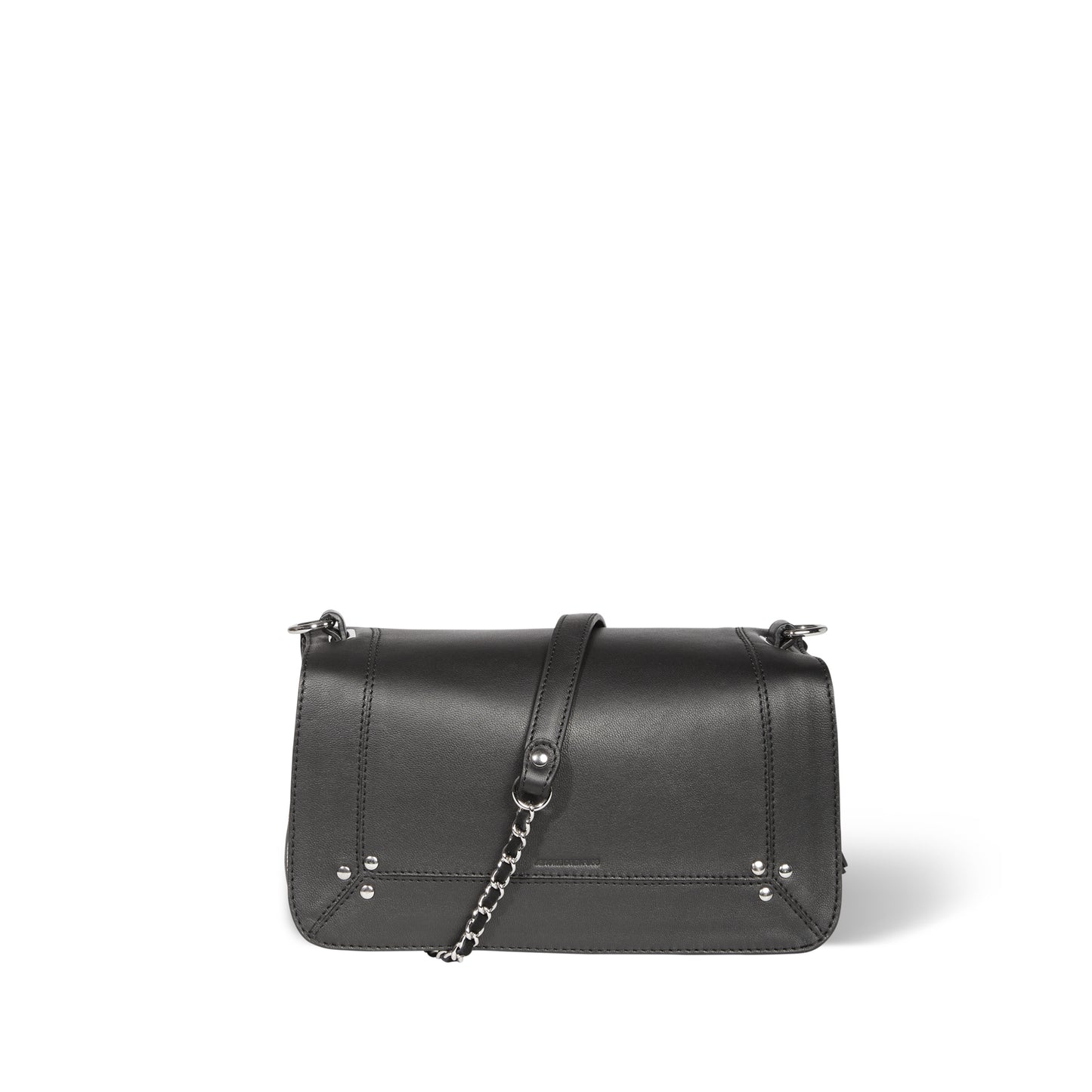 Bobi Agneau Noir Silver - Jérôme Dreyfuss