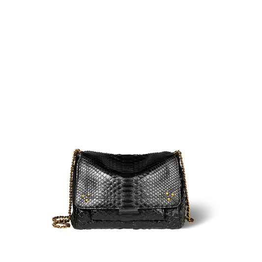 Lulu M Python Noir - Jérôme Dreyfuss