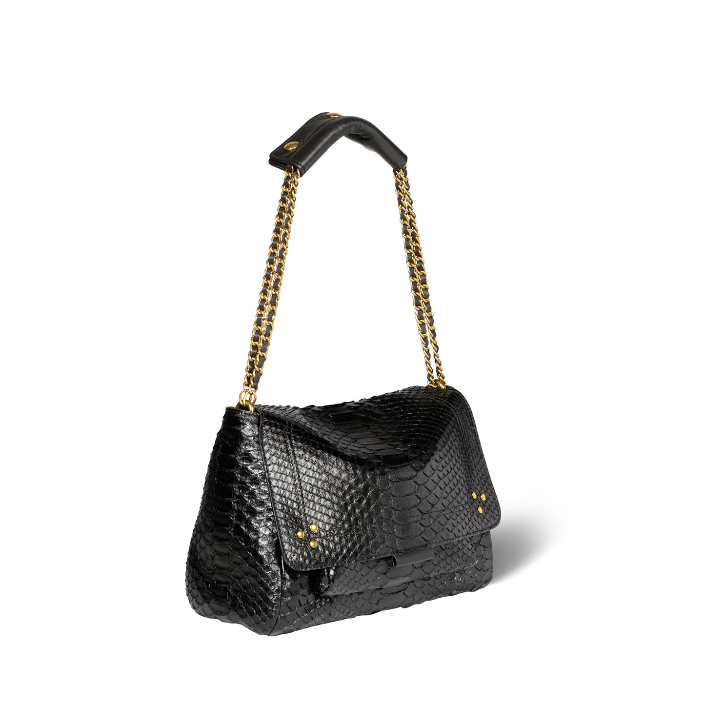 Lulu M Python Noir - Jérôme Dreyfuss