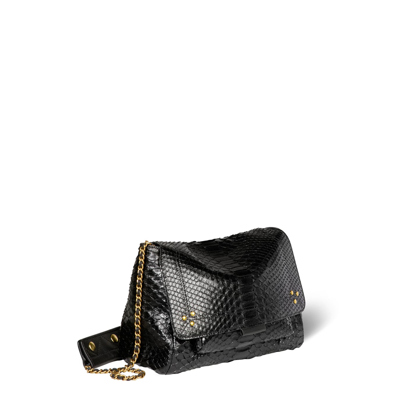 Lulu M Python Noir - Jérôme Dreyfuss