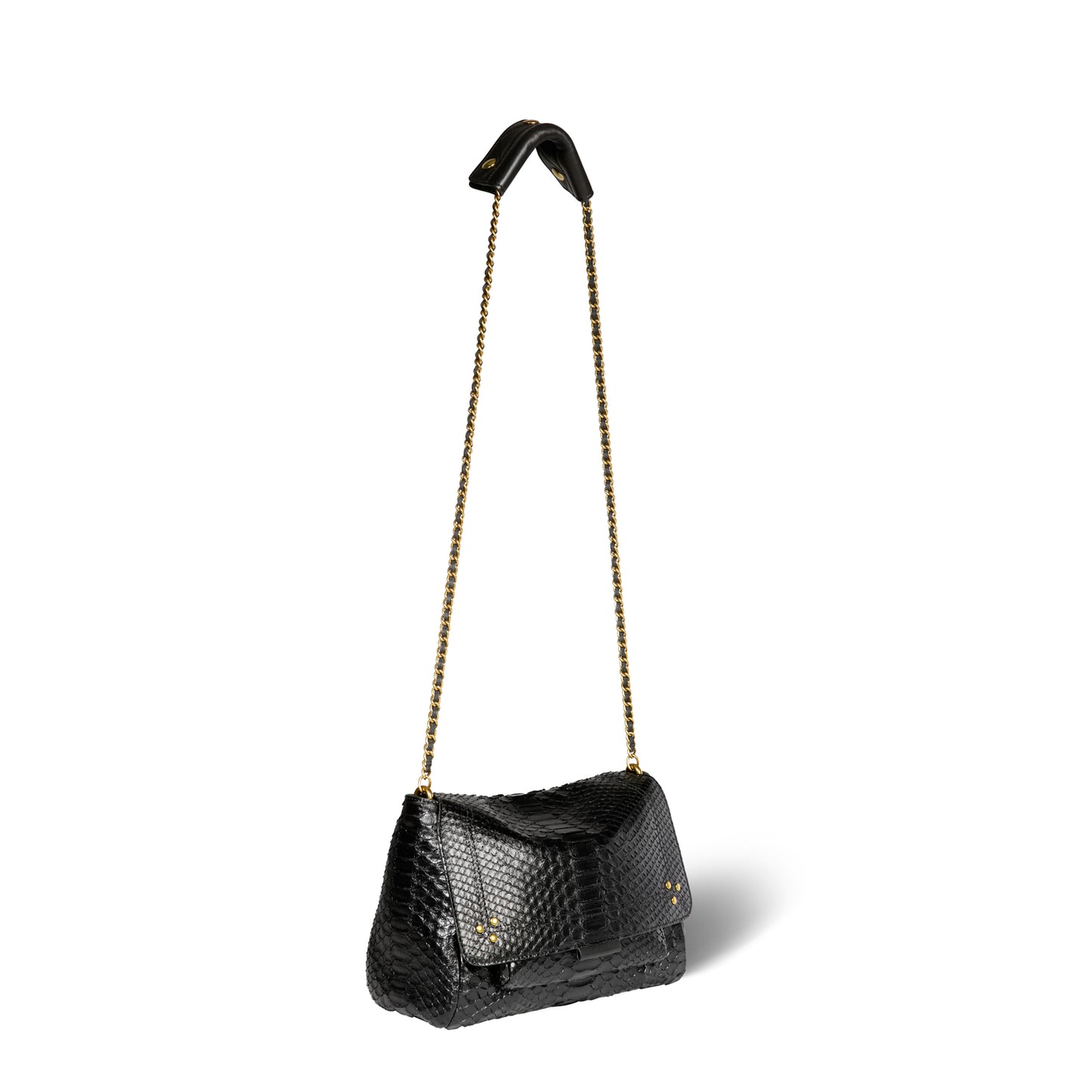 Lulu M Python Noir - Jérôme Dreyfuss