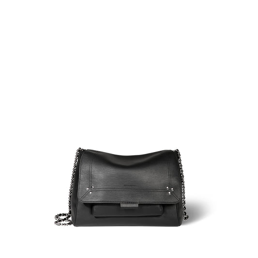 Lulu M Veau Noir Silver - Jérôme Dreyfuss