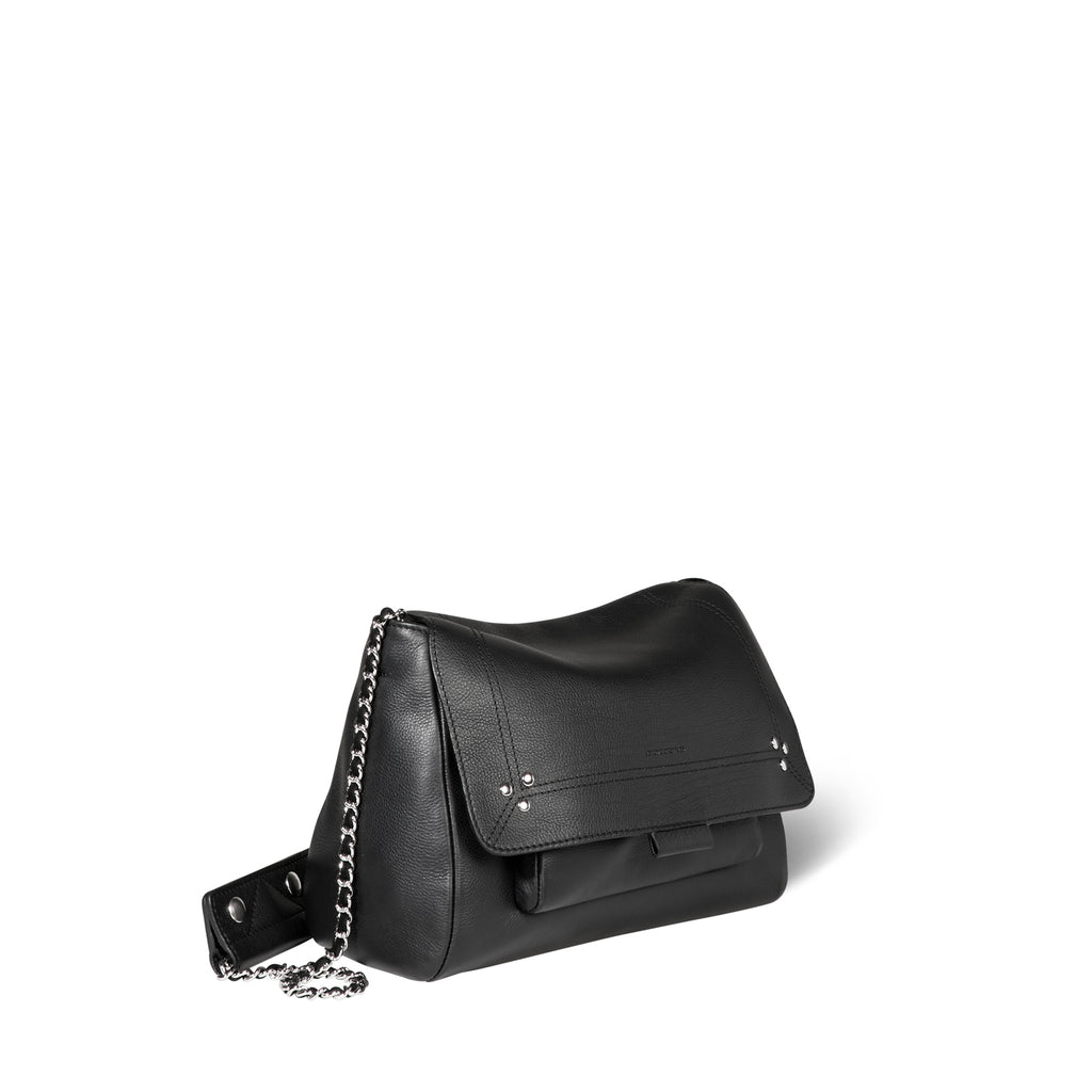 Lulu M Veau Noir Silver - Jérôme Dreyfuss