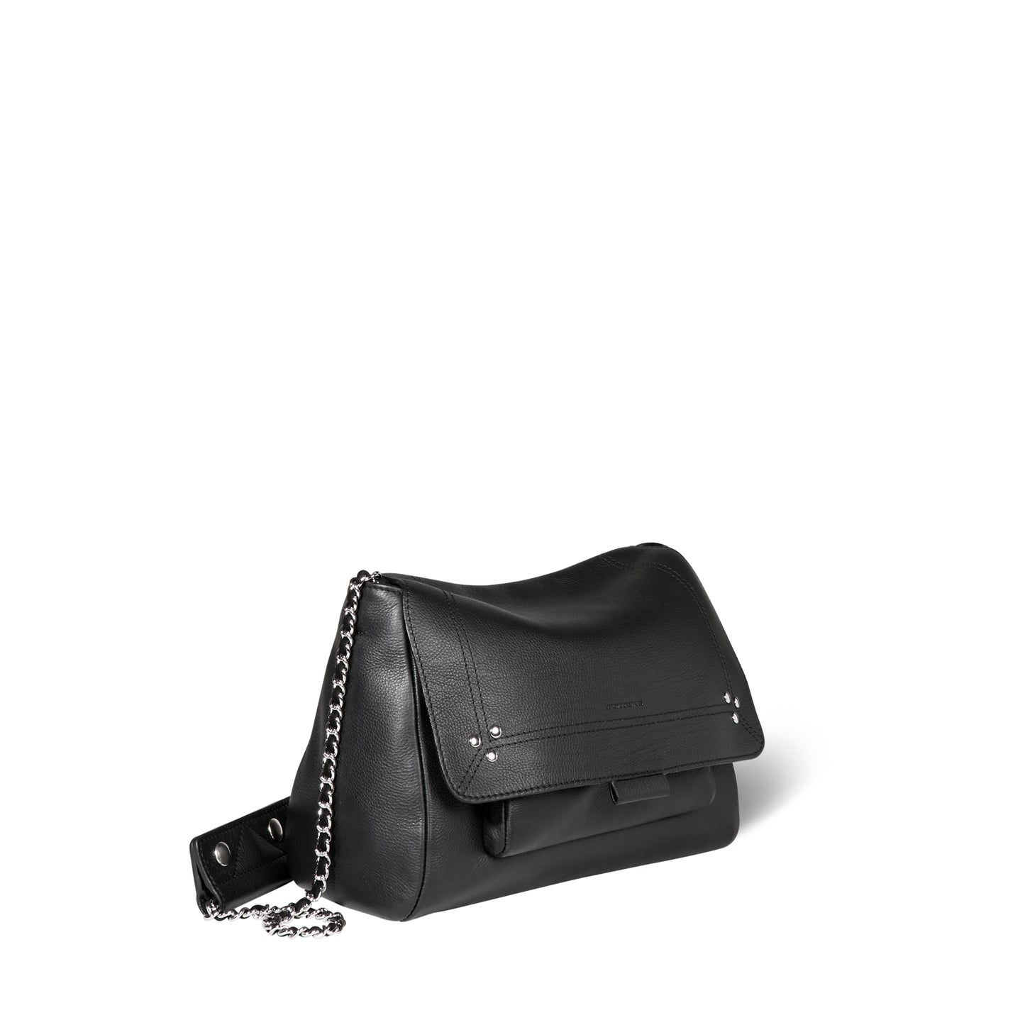 Lulu M Veau Noir Silver - Jérôme Dreyfuss