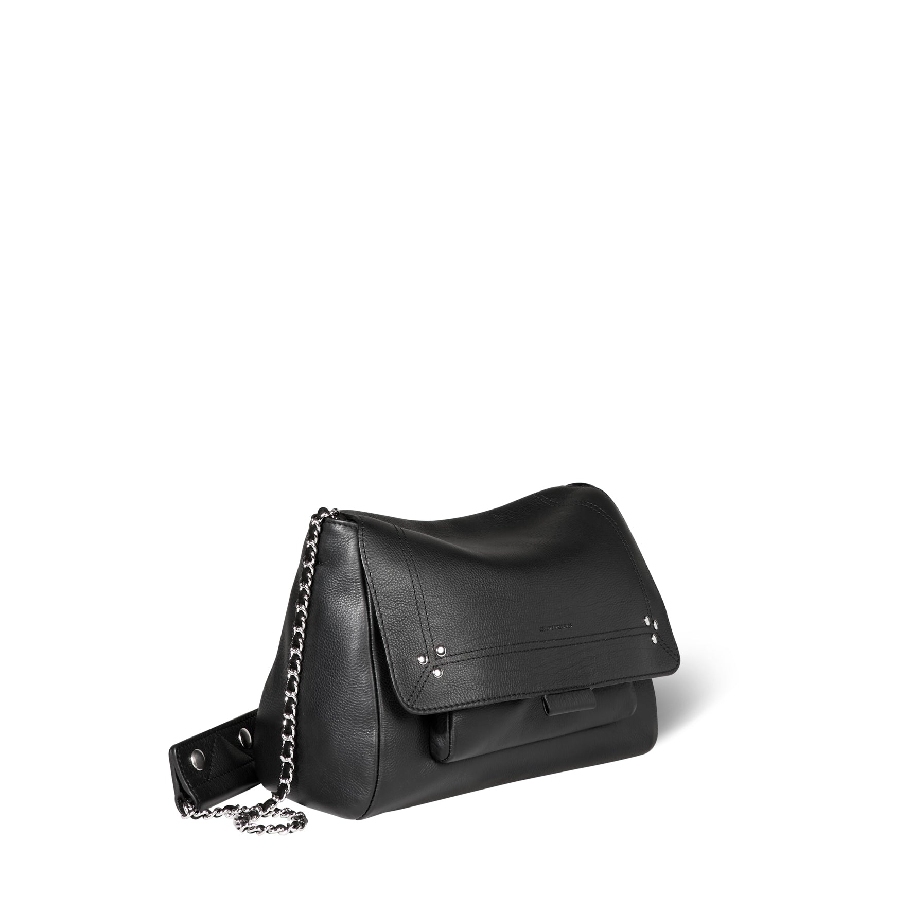 Lulu M Veau Noir Silver - Jérôme Dreyfuss