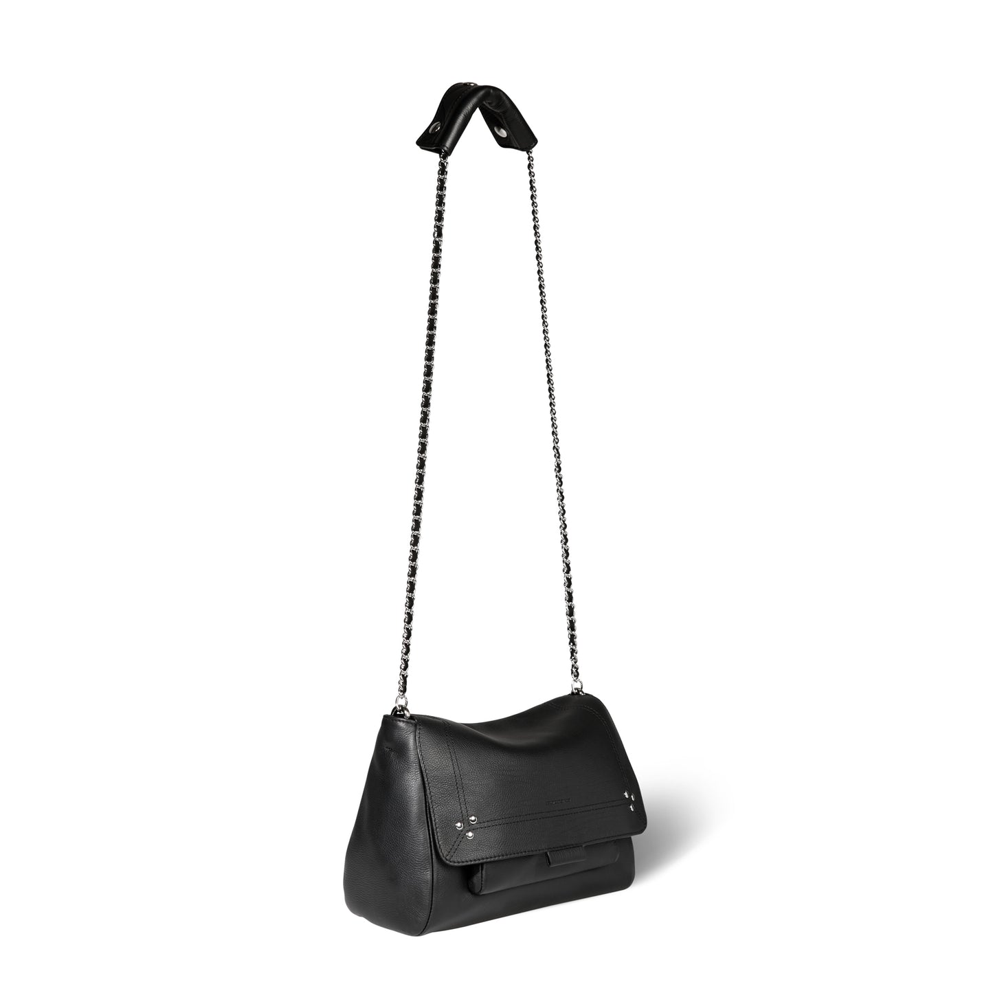 Lulu M Veau Noir Silver - Jérôme Dreyfuss