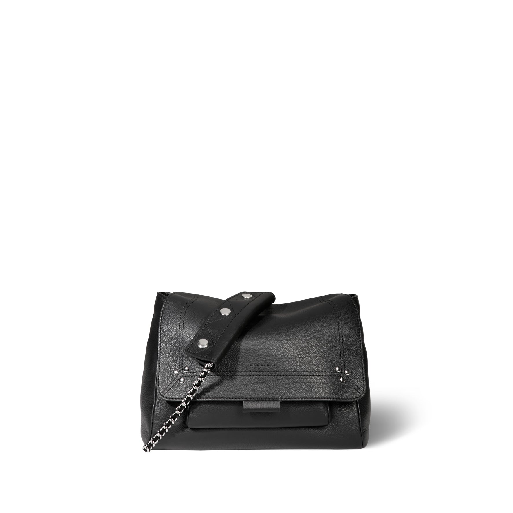 Lulu M Veau Noir Silver - Jérôme Dreyfuss