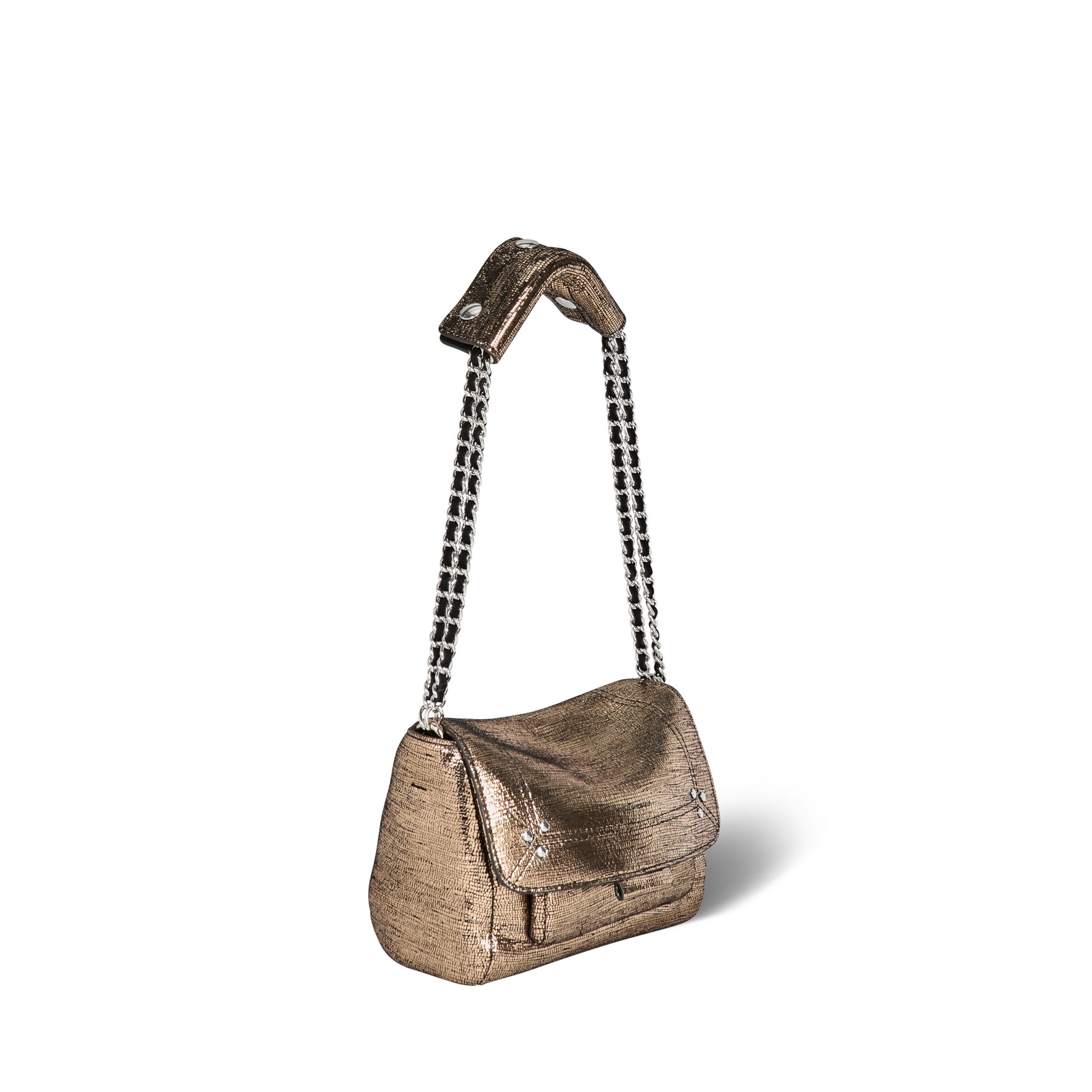 Lulu S Chèvre Lamé Champagne - Jérôme Dreyfuss