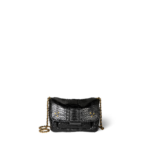 Lulu S Python Noir - Jérôme Dreyfuss