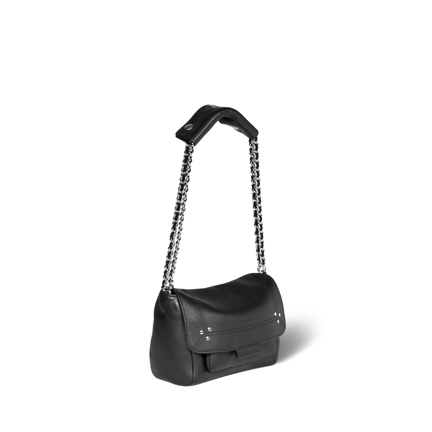 Lulu S Veau Noir Silver - Jérôme Dreyfuss