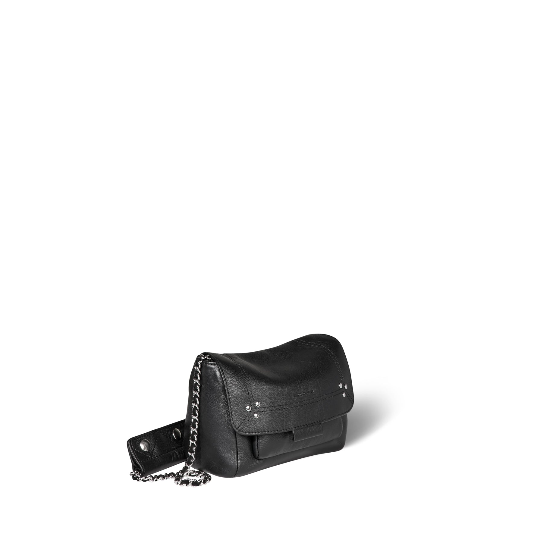 Lulu S Veau Noir Silver - Jérôme Dreyfuss