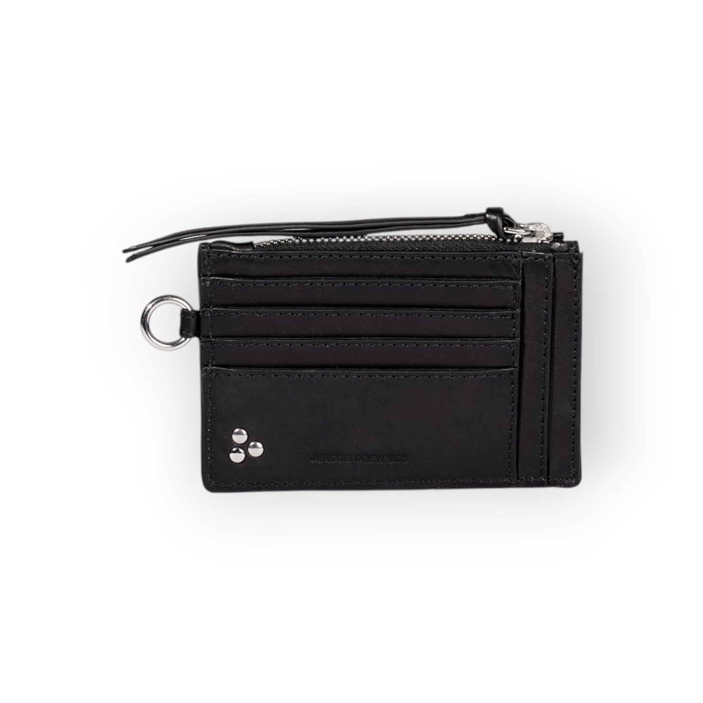 Lucky porte cartes Vachette Noir Silver - Jérôme Dreyfuss