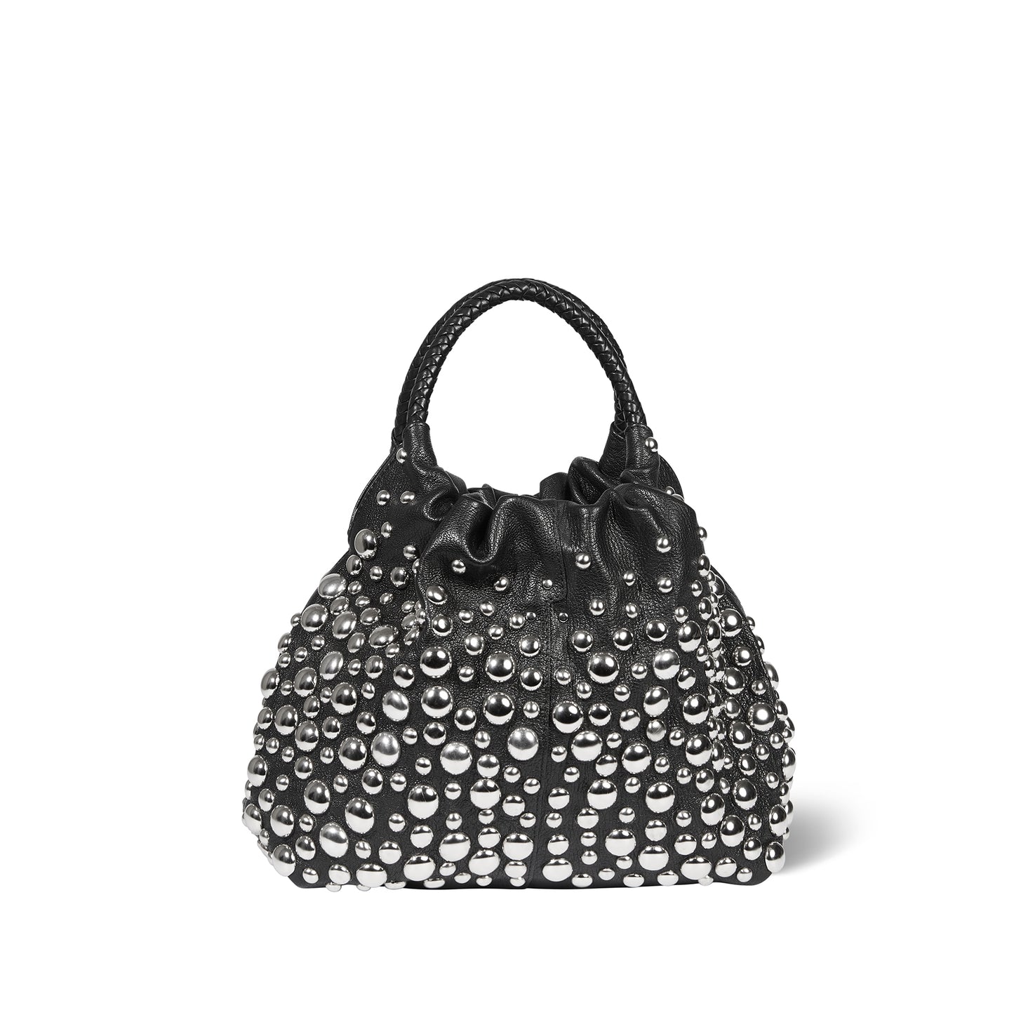 Gordi S Chèvre Noir Grainé Silver  - Jérôme Dreyfuss