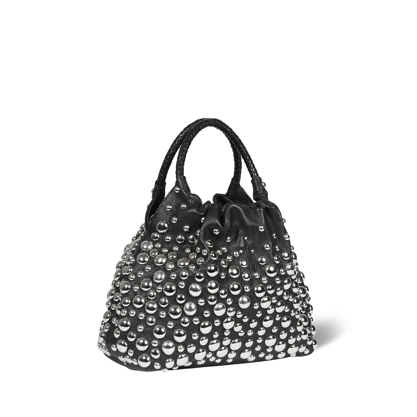 Gordi S Chèvre Noir Grainé Silver  - Jérôme Dreyfuss