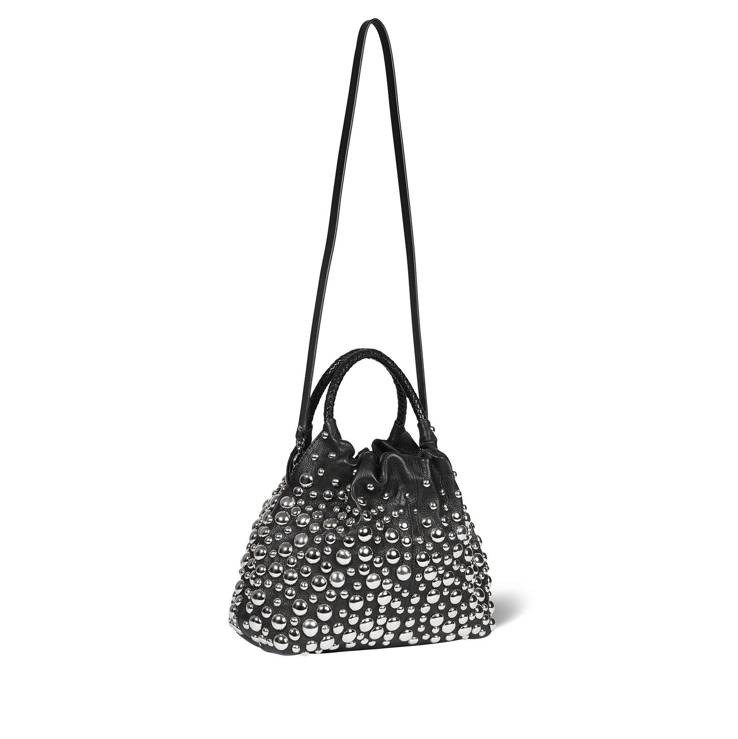 Gordi S Chèvre Noir Grainé Silver  - Jérôme Dreyfuss