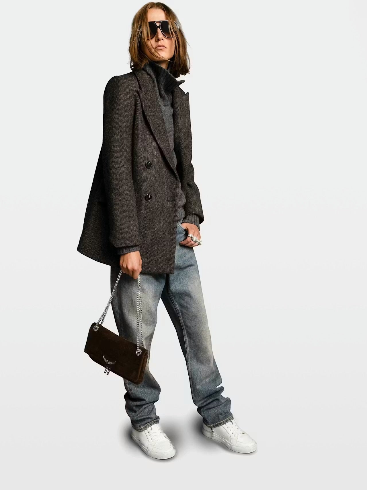 Rock II Suède Clutch - Zadig & Voltaire