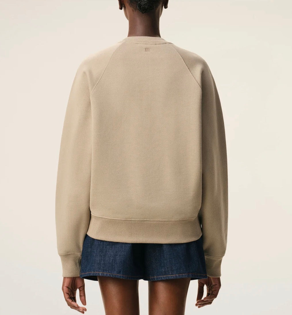 Sweat Beige/taupe - Ami Paris