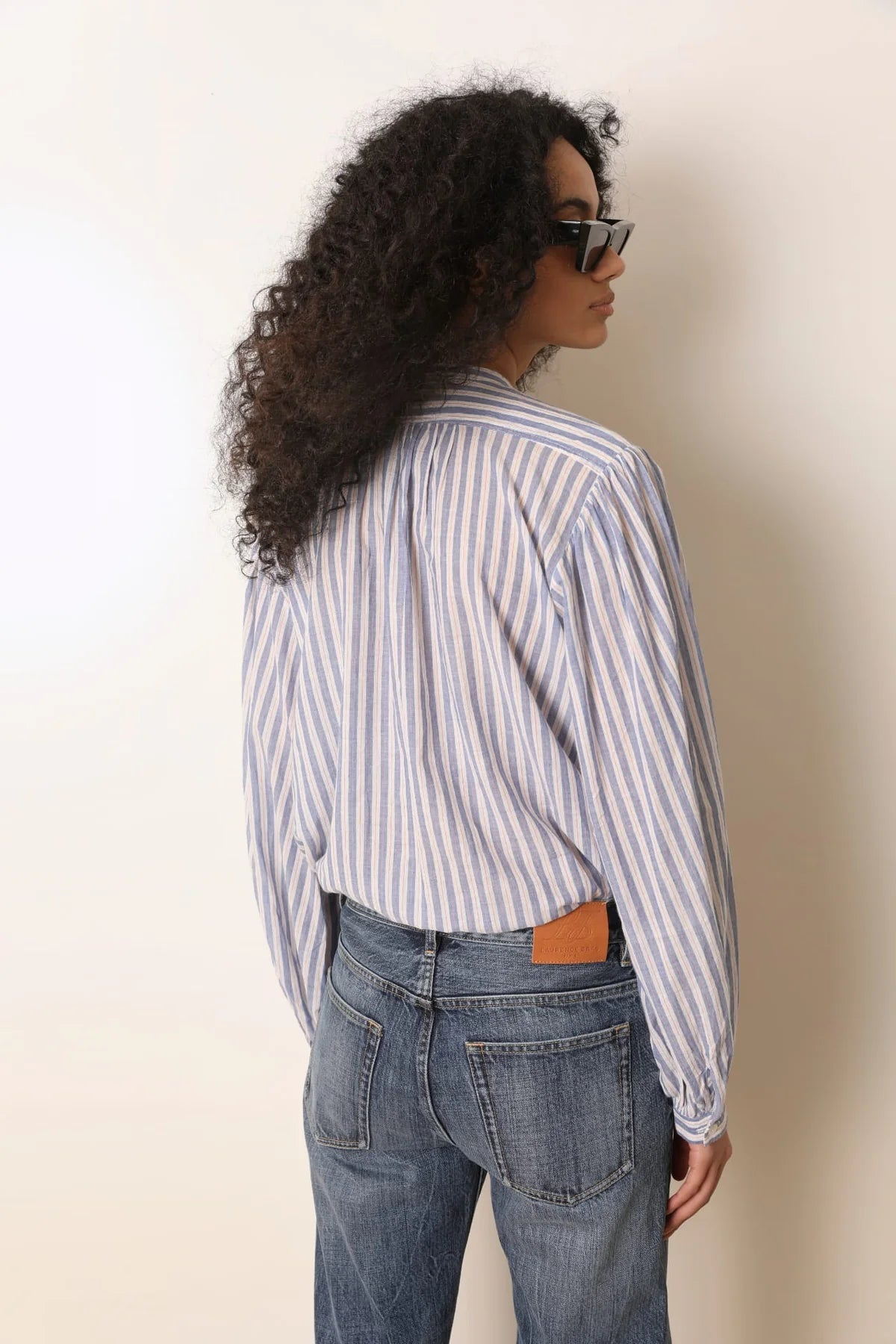 Blouse Fa Blue Stripes - Laurence Bras