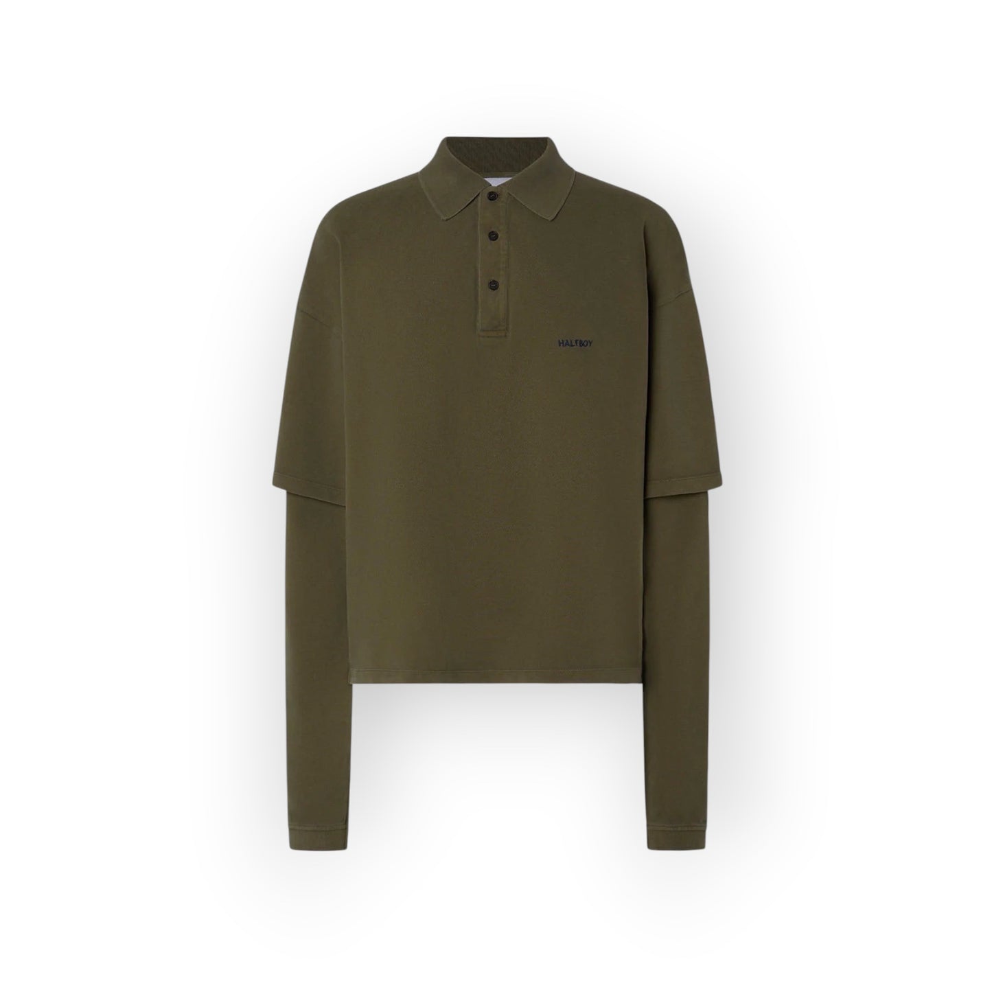 Longsleeve Polo - Halfboy