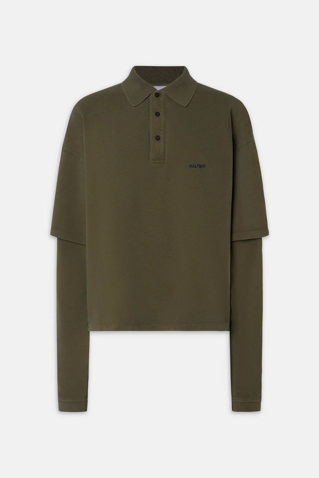 Longsleeve Polo - Halfboy