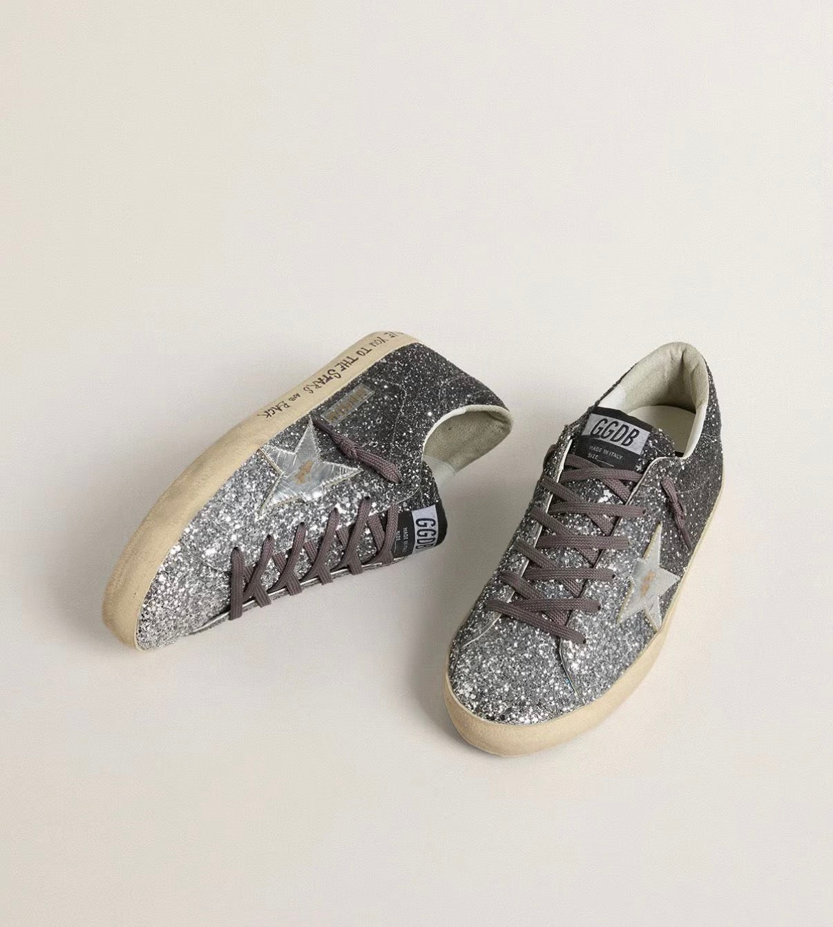 Superstar argentés - Golden Goose