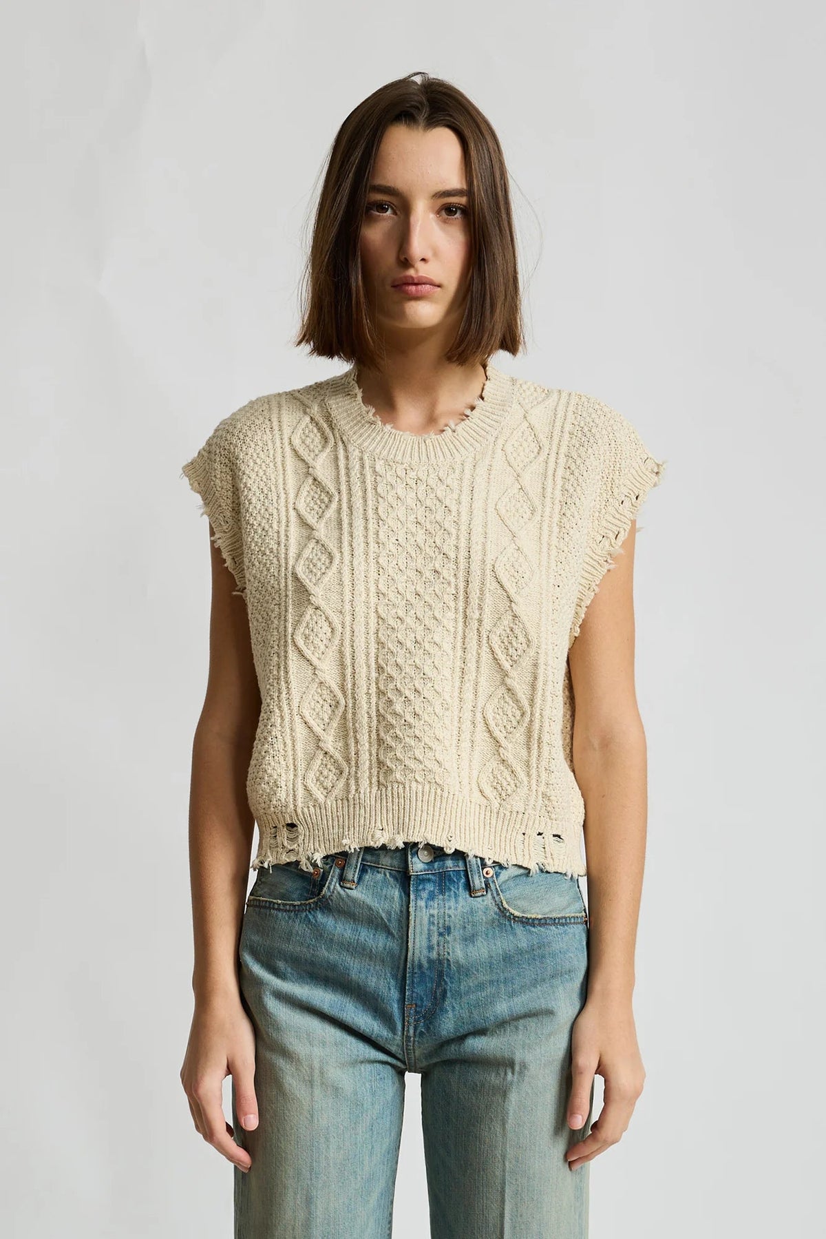 Pull Boyfriend Ecru - Denimist
