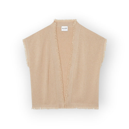 Gilet Nessa Beige - Kujten