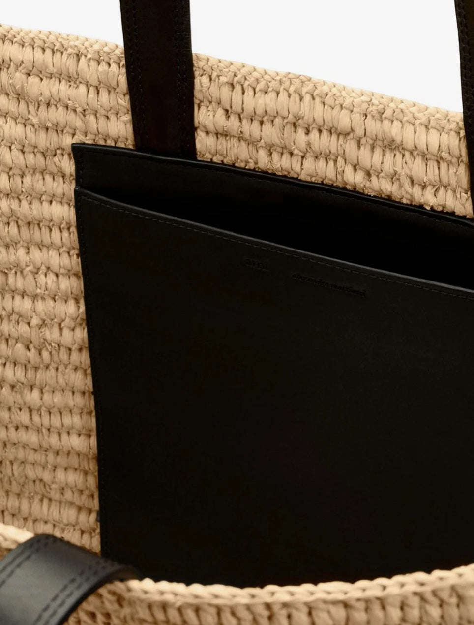 Cabas en raffia - Ami Paris