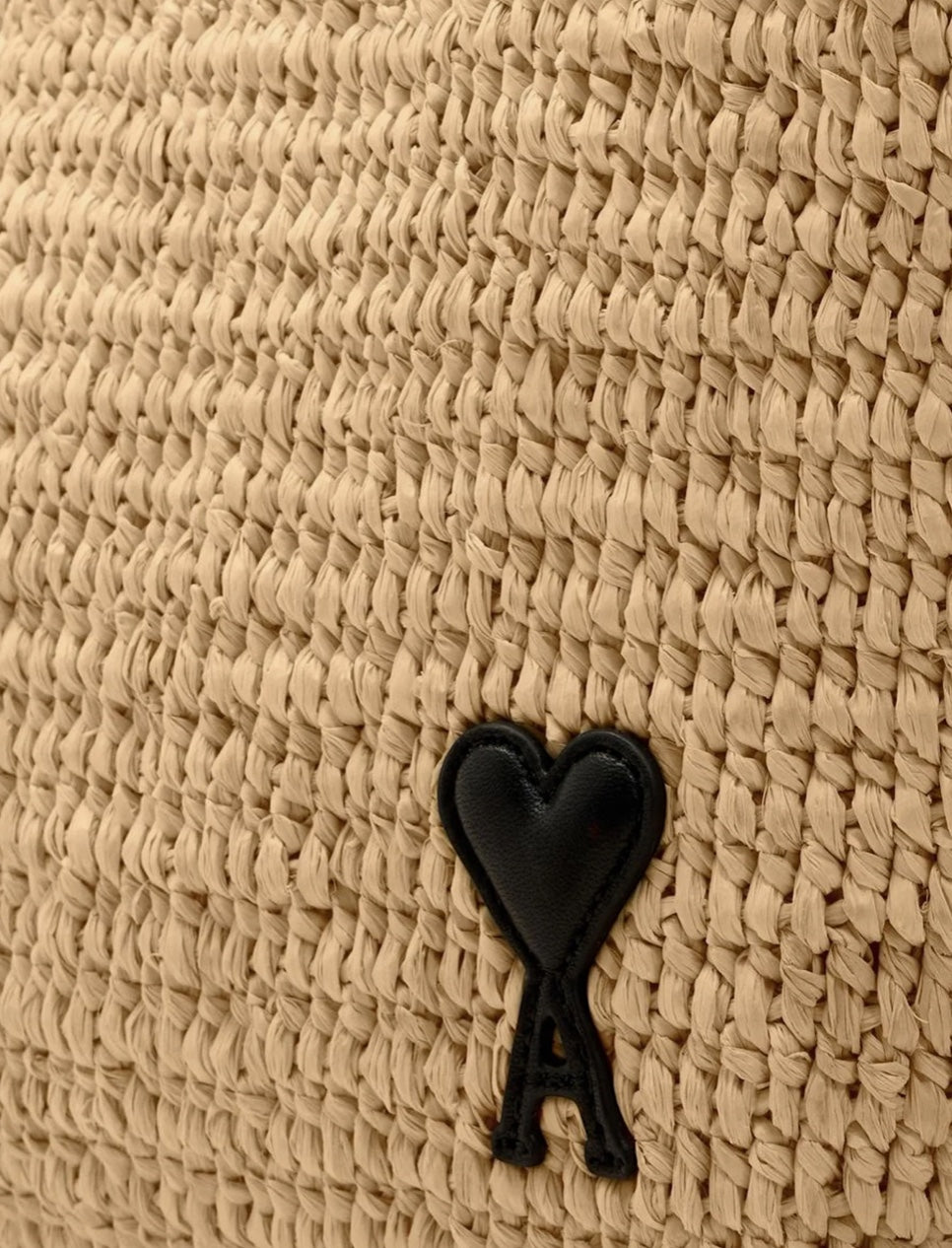 Cabas en raffia - Ami Paris