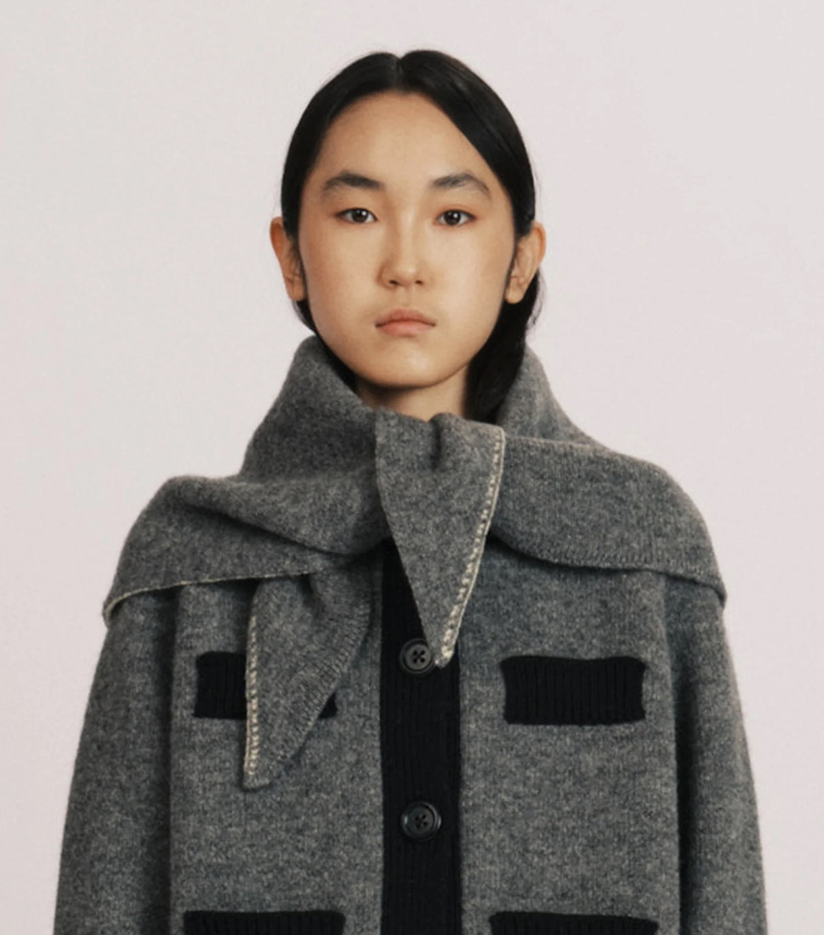 Bandana Adams Flannel Grey - BB Wallace