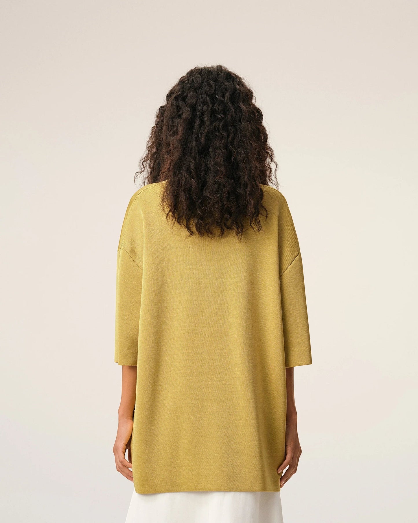 Pull Jaune en laine - Ami Paris
