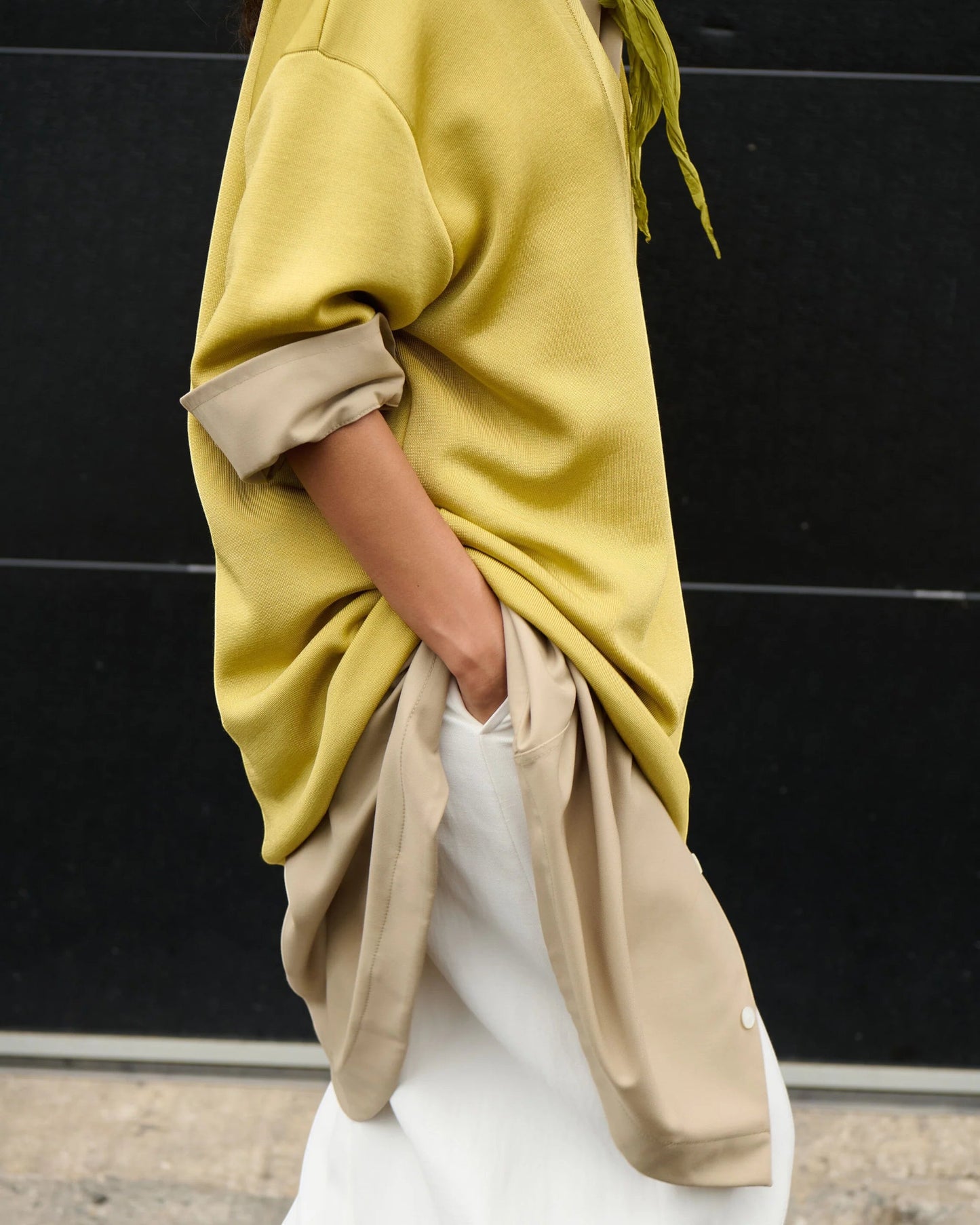 Pull Jaune en laine - Ami Paris