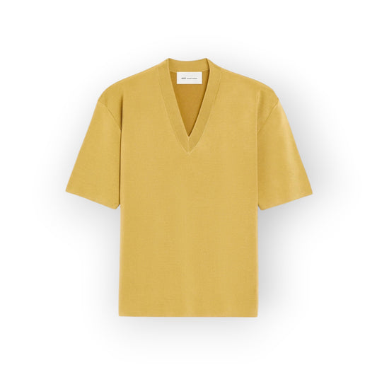 Pull Jaune en laine - Ami Paris