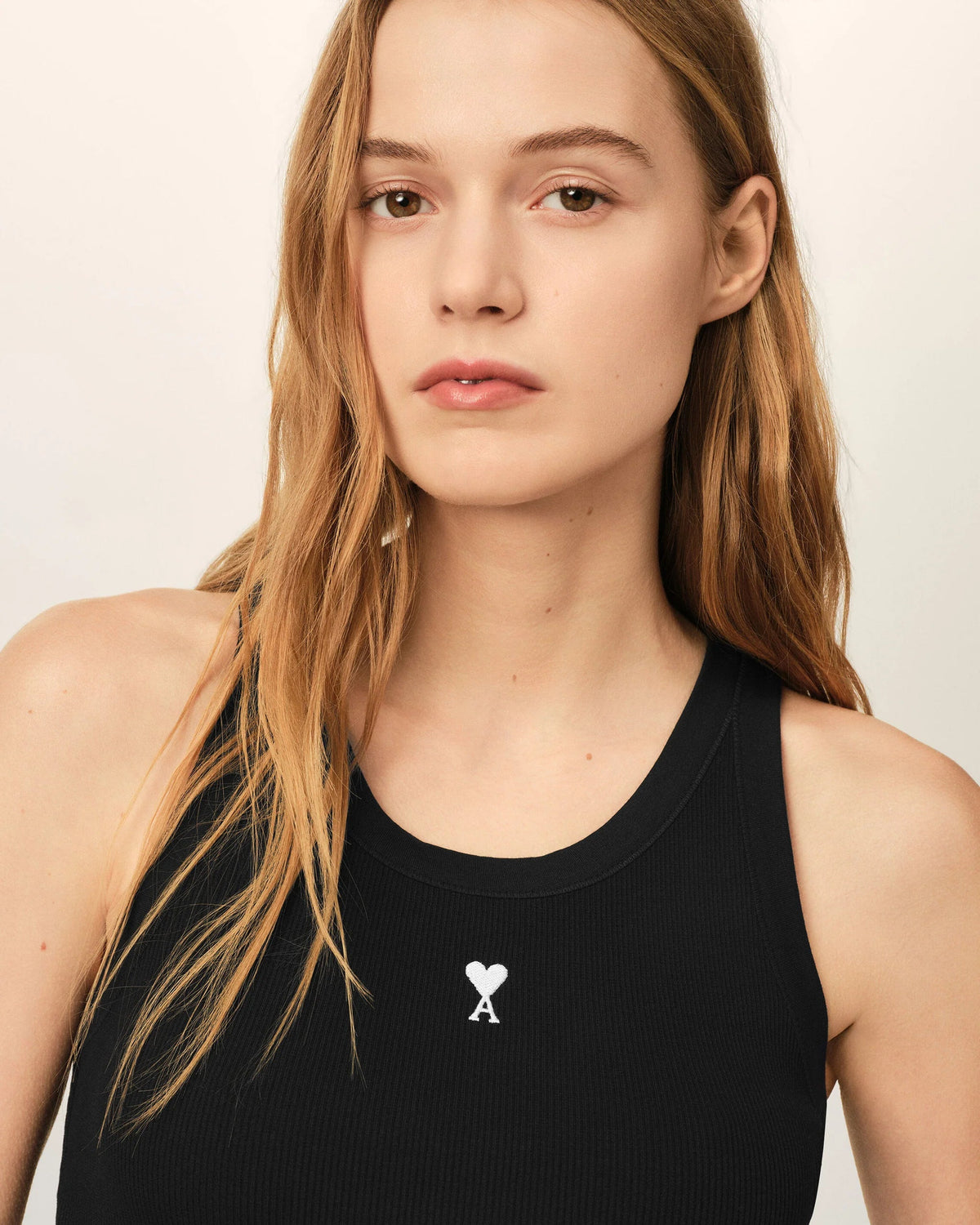 Top Noir / Blanc Creme - Ami Paris