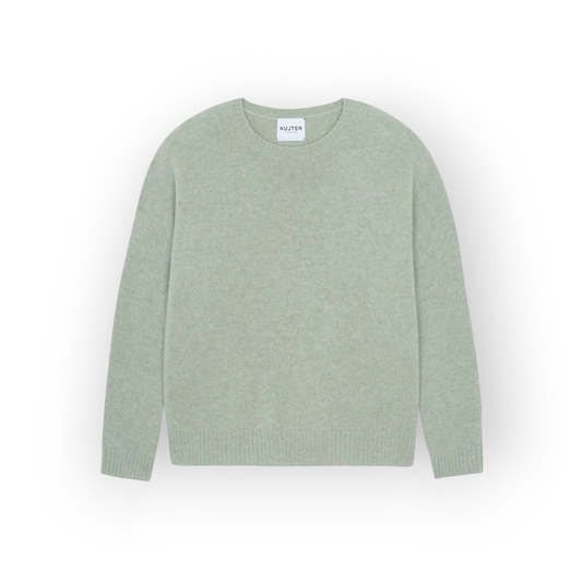 Pull Amélie Vert Avoine - Kujten