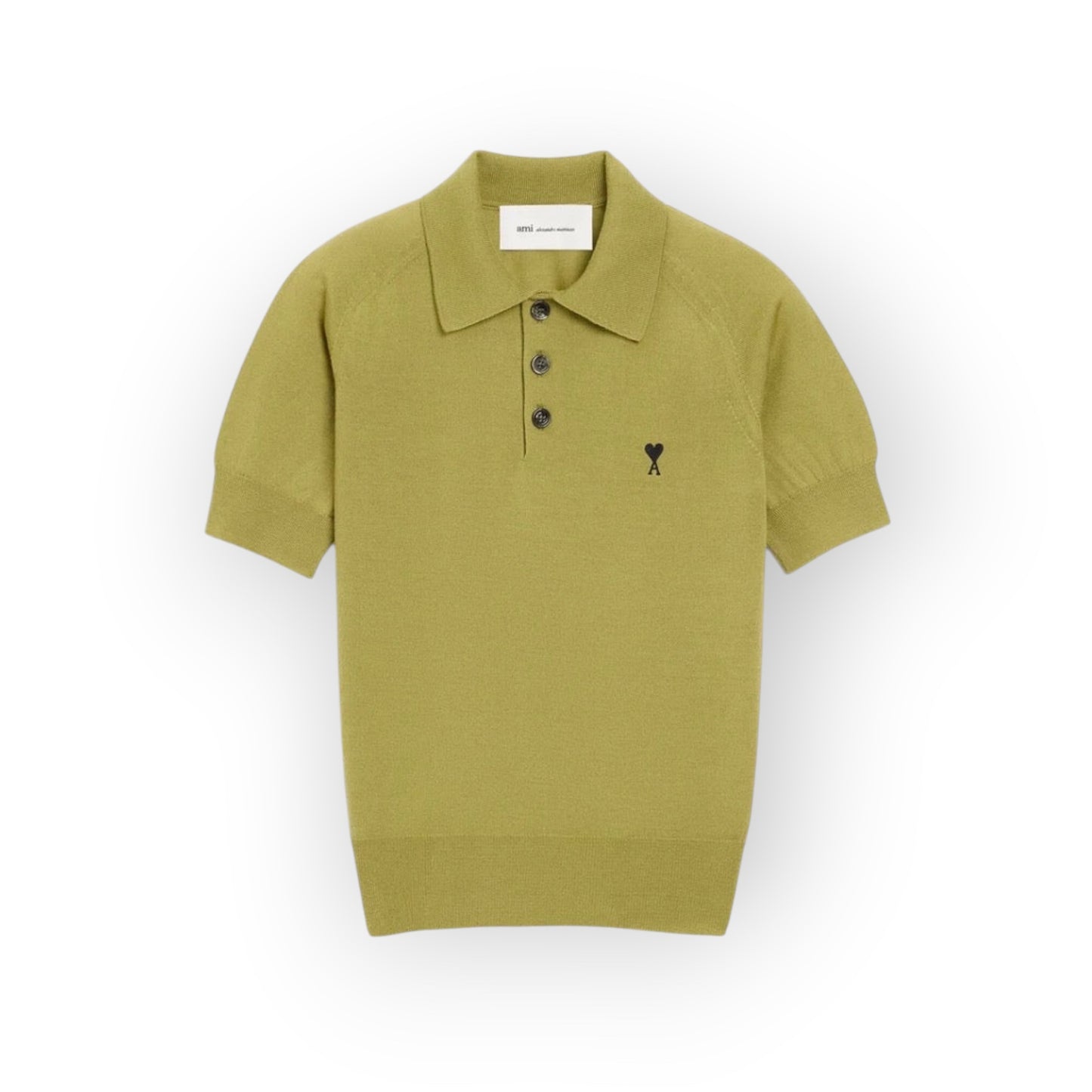 Polo Matcha/Noir - Ami Paris