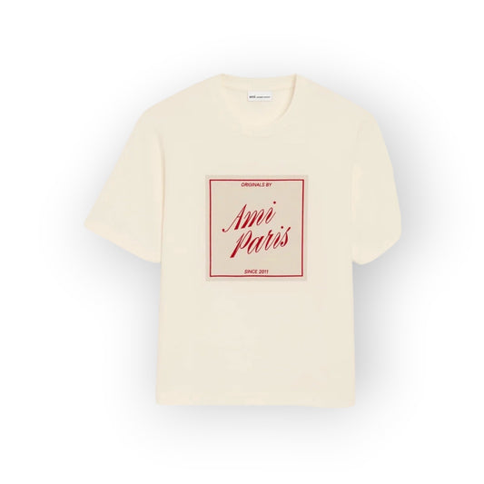 T-shirt Creme - Ami Paris