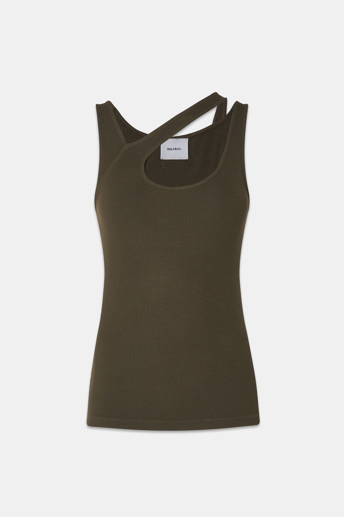 Asymmetrical Tank Green - Halfway