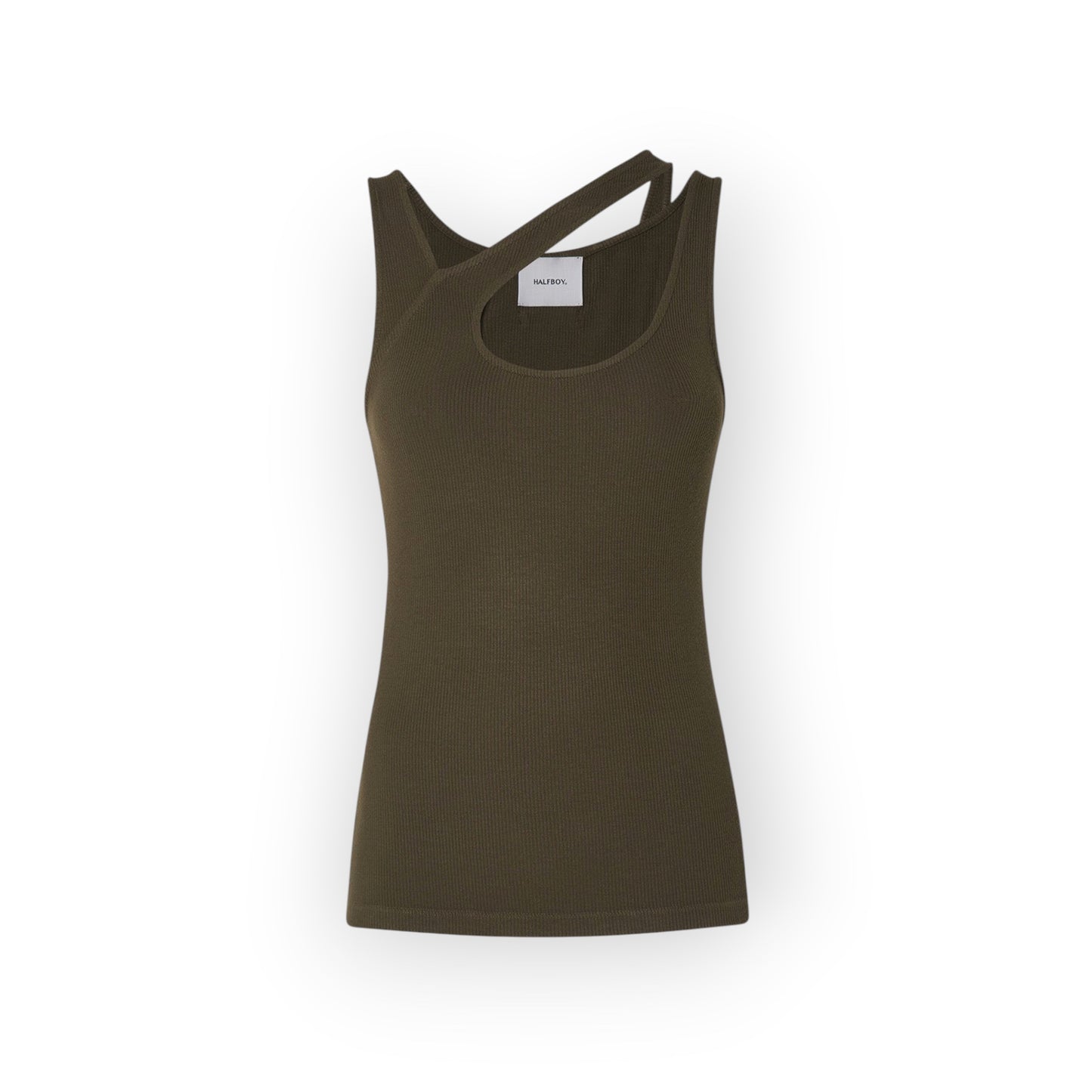 Asymmetrical Tank Green - Halfway