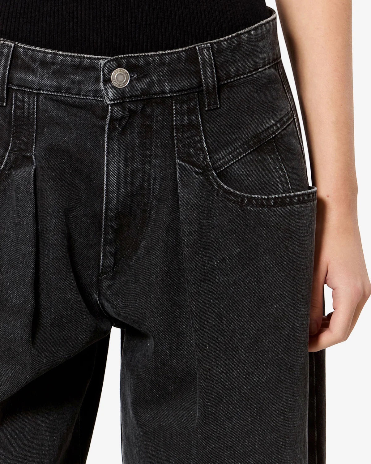 Jeans Lisha Faded Black - Isabel Marant