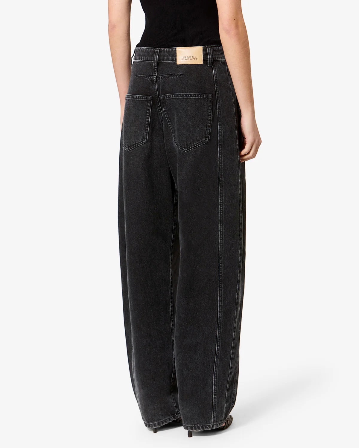 Jeans Lisha Faded Black - Isabel Marant