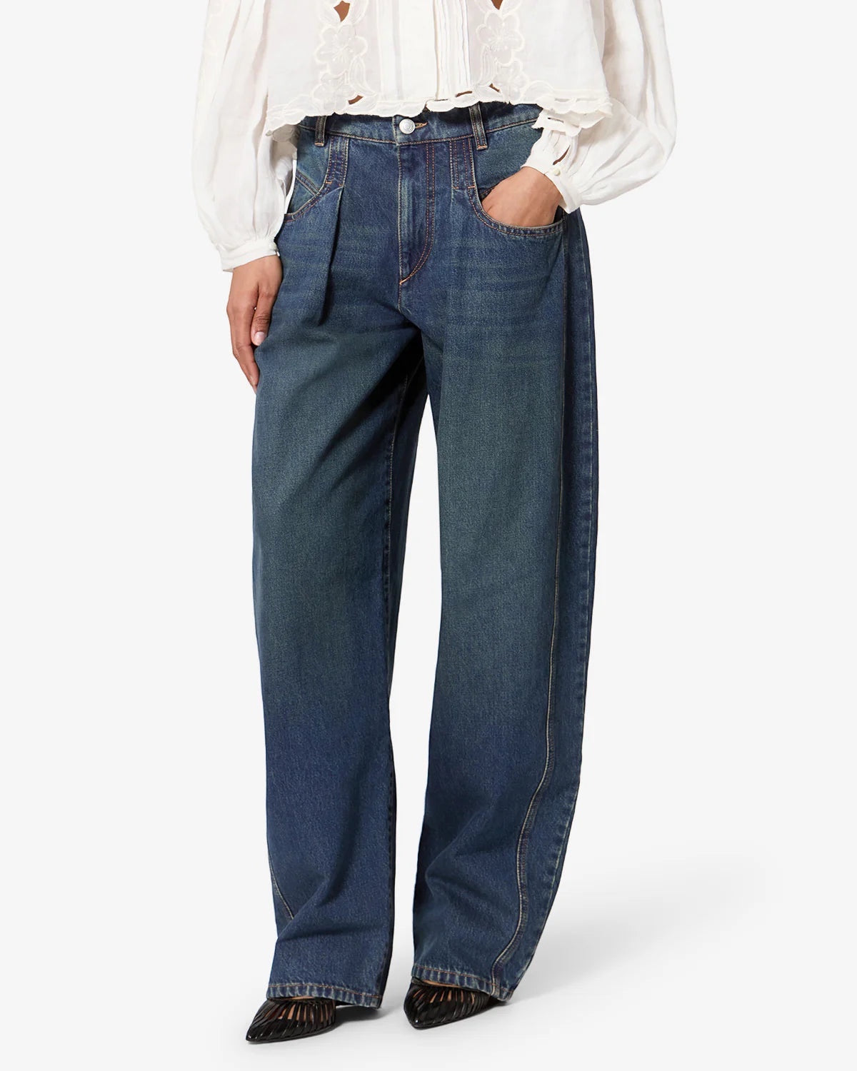 Jeans Lisha Faded Blue - Isabel Marant